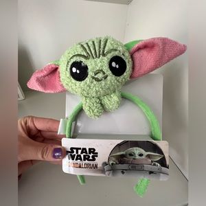 DISNEY The Child Grogu Mandalorian Baby Yoda Headband Youth one size Brand New